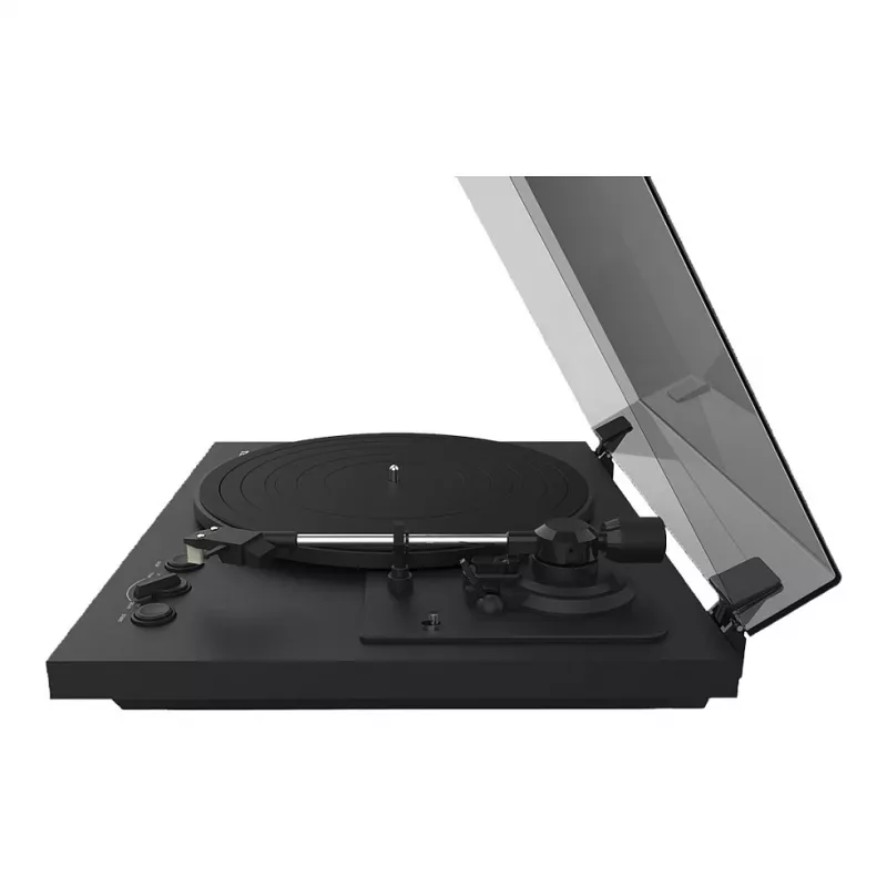 Pavarų diržu varomas vinilo grotuvas TEAC TN-175-B Juodas