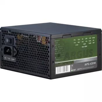 Inter-Tech Argus APS maitinimo blokas 420 W 20+4 pin ATX juodas