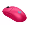 Logitech G PRO 2 – žaidimų pelė – dešiniarankiams ir kairiarankiams – optinė – 8 mygtukai – belaidė, laidinė – 2,4 GHz, USB – USB Logitech LIGHTSPEED imtuvas – rožinė (910-007310)