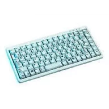 Cherry Compact G84-4100 klaviatūra, šviesiai pilka, CH išdėstymas, USB + PS/2