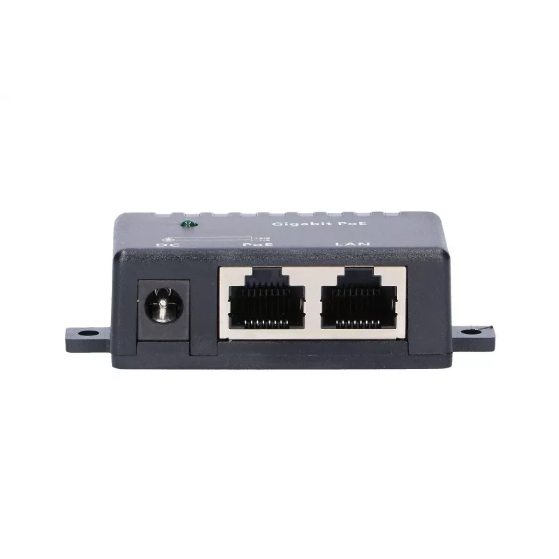 Gigabit PoE injektorius Extralink 1 prievadas, 1x 1000Mb/s RJ45, Kubas