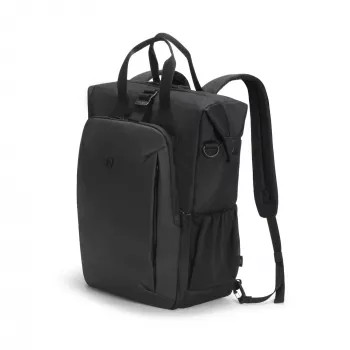 Kuprinė DICOTA Dual GO 39,6 cm (15,6 colio) juoda su nešimo rankena ir petnešomis