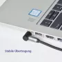Audio kabelis helos Premium Mini Plug S į kampuotą 2 m — 3,5 mm stereo į kampuotą jungtį, 2,0 m ilgio