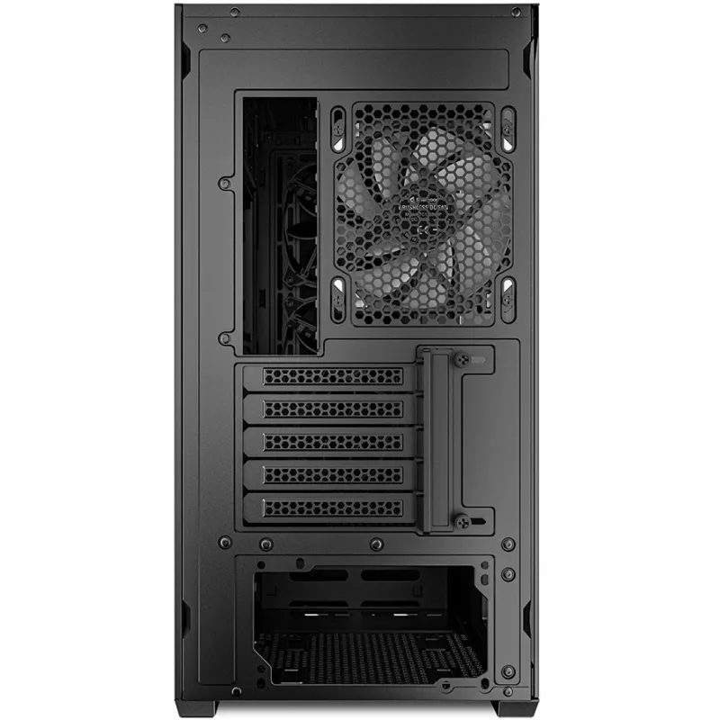 Korpusas Sharkoon MK4W RGB Strip Micro Tower Juodas