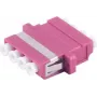 Skaidulinės optikos adapteris S/CONN 07-60043 LC violetinis kelių režimų, 1 vnt.