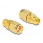 DeLOCK adapter RP-SMA lizdas į SMA kištuką, 9 mm skersmuo, 18 mm plotis