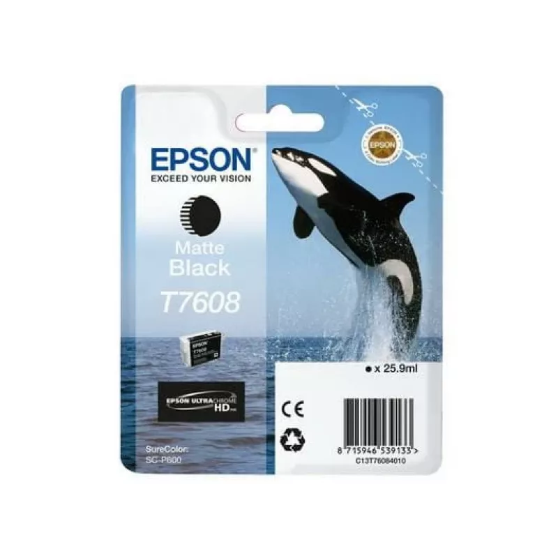 Epson C13T76084N10 kasetė 1 vnt. Originali matinė juoda