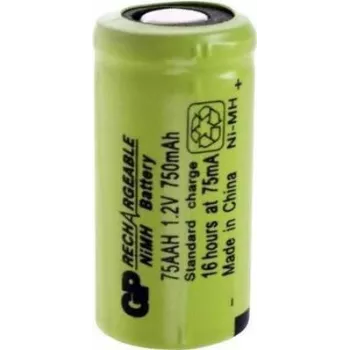 Įkraunama NiMH AA baterija GP GP75AAH 1,2 V 750 mAh