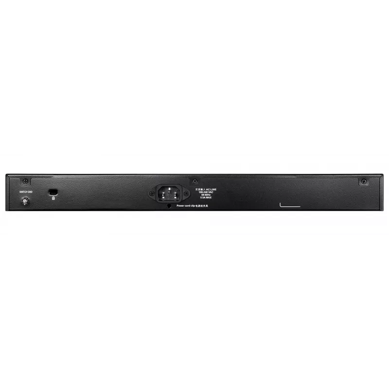 D-Link DGS-1510-28XMP valdomas L2/L3 Gigabit Ethernet (10/100/1000) „Power over Ethernet“ (PoE) jungiklis, juodas, pilkas