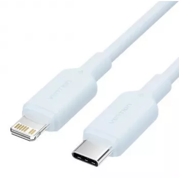 Laidas USB-C į Lightning 1 m mėlynas Laksf Vention