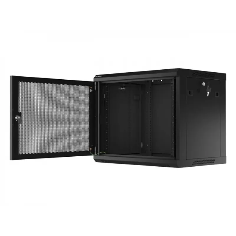 Sieninis stovas LANBERG WF01-6409-23B 9U, 60 kg, IP20, 600×450×512 mm, juodas