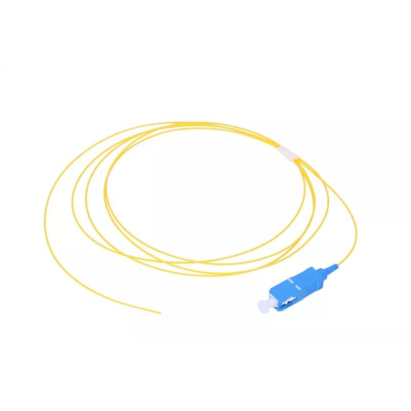 Pigtail SC/UPC vienmodis Extralink G.657.A1 900 µm FTTH kabelis 1,5 m