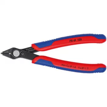 Įstrižinės replės Knipex 78 61 125, žandikaulio ilgis 9 mm, ilgis 125 mm