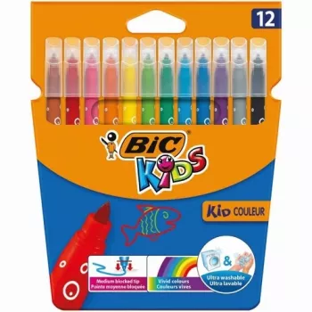 BIC flomasteriai CF KID750 12 spalvų 9202937