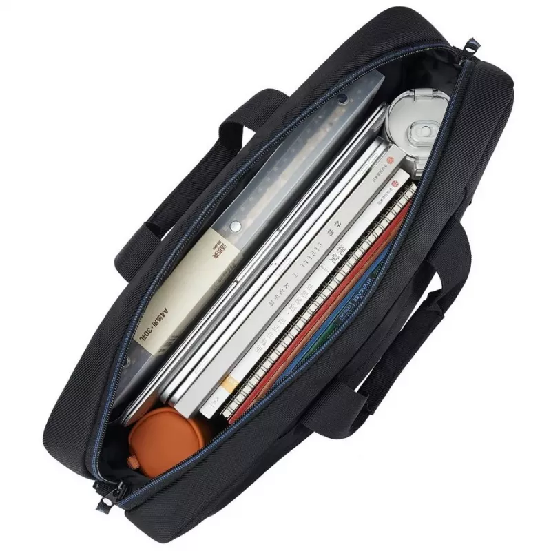 Portfelis Rivacase 8036 40,6 cm 16 colių Juodas Nešimo rankena Pečių diržas