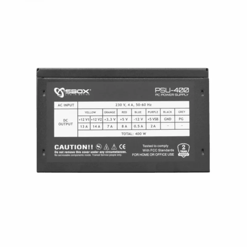 Maitinimo blokas Sbox PSU-400/ATX-400W