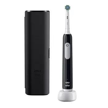 Oral-B PRO Series 1 besukiojanti-osciliuojanti suaugusiųjų dantų šepetėlis juodas