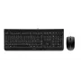 CHERRY DC 2000 Universal USB AZERTY belgiškas juodas – klaviatūra su pele