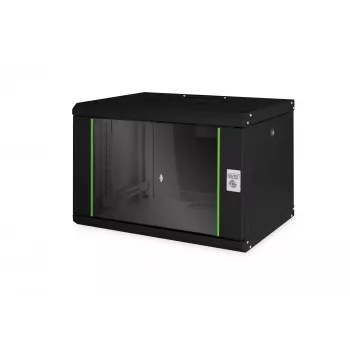 Sieninis tinklo spintos stovas Digitus DN-19 07-U-SW, 7U, juodas