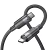 Vention USB 3.2 5A 10Gbps 1m juoda USB-C į USB-C laidas