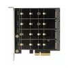 PCIe sąsajos plokštė DeLOCK 89888, 4x M.2 SATA