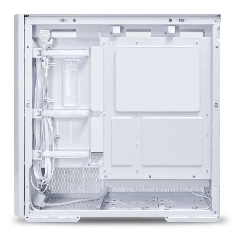Korpusas MidiTower Lian Li LANCOOL 207 baltas, permatomas šoninis dangtis, ATX/MicroATX/MiniITX, be maitinimo šaltinio