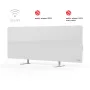 AENO Premium Eco Smart Šildytuvas, 700W, Grūdintas stiklas, Infraraudonasis+konvekcinis šildymo tipas, Kištukas: Europos (E/F tipas), BALTA