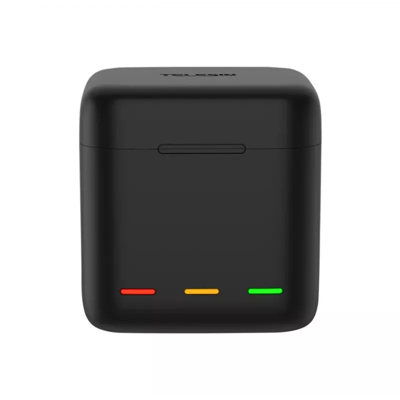 Telesin 3 lizdų įkroviklio dėžutė GoPro Hero 12 / Hero 11 / Hero 10 / Hero 9