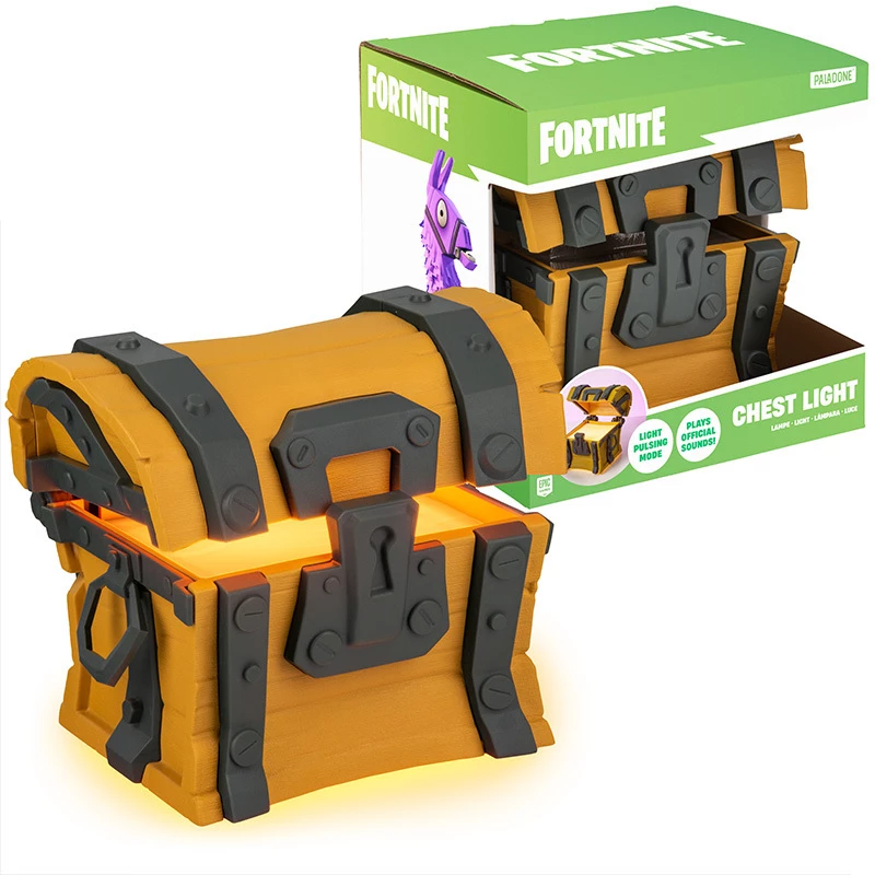 Stalinė lempa Paladone Fortnite Chest Light – teminis LED šviestuvas
