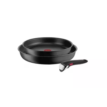 Keptuvių rinkinys Tefal L7649253 – 24 cm ir 28 cm, indukcinis, nuimama rankena