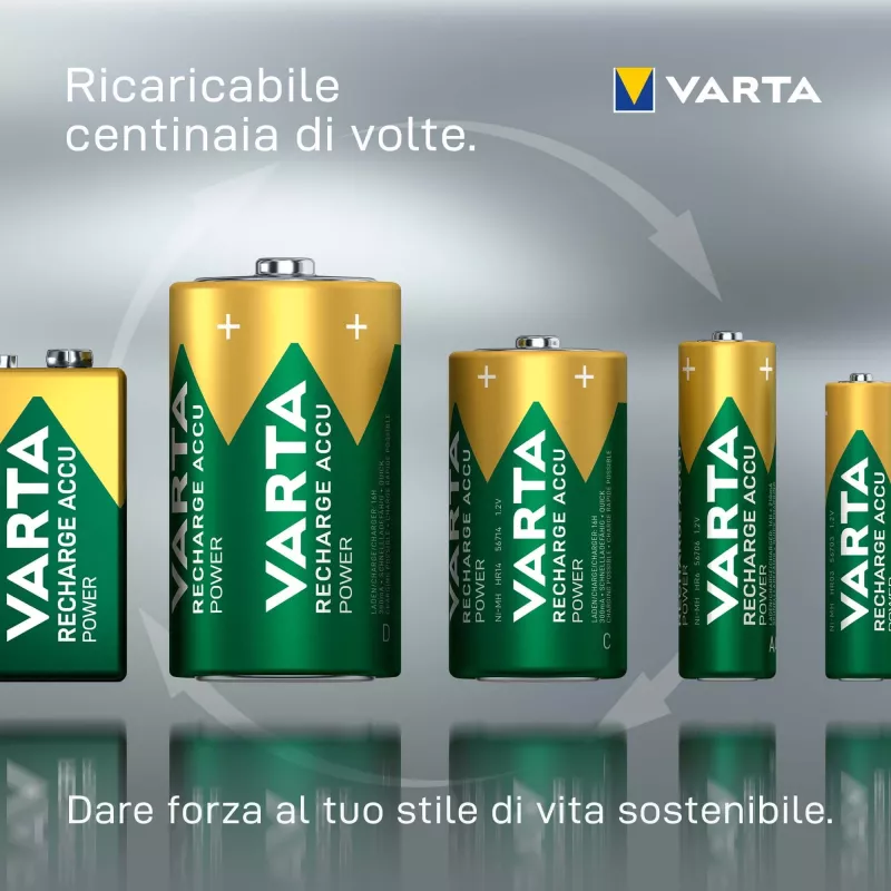 VARTA HR6 AA įkraunamos baterijos Accu Power 2100 mAh 56706 4 vnt. Žalia, Geltona