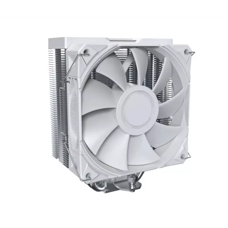 Oro aušintuvas CPU Montech NX400, 2x120 mm ventiliatoriai, baltas, 156×74×120 mm, TDP 270 W