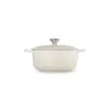 Le Creuset Signature apvalus kepimo indas baltas 20 cm