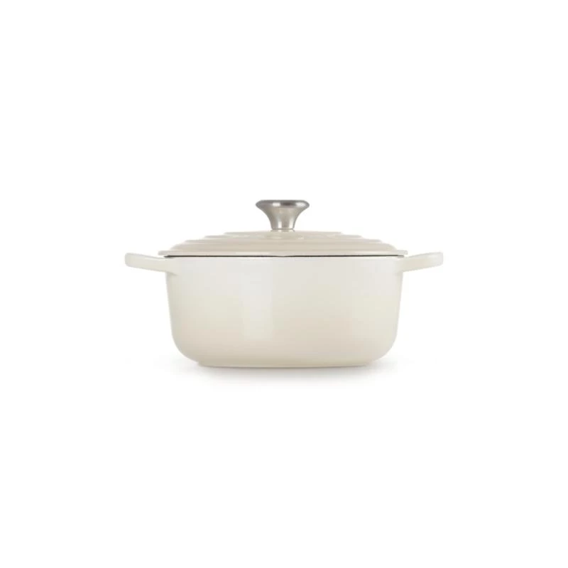 Le Creuset Signature apvalus kepimo indas baltas 20 cm