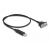 DeLOCK USB 2.0 į RS-232 adapteris 50 cm FTDI juodas