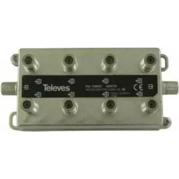 Skirstytuvas Televes AZ817D 8 krypčių, 5–1218 MHz, 17 dB slopinimas
