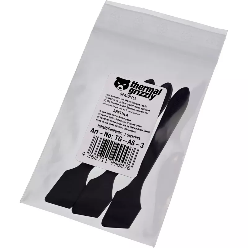 Termo pastos teptukas Thermal Grizzly — pilka, įrankis pastos paskleidimui