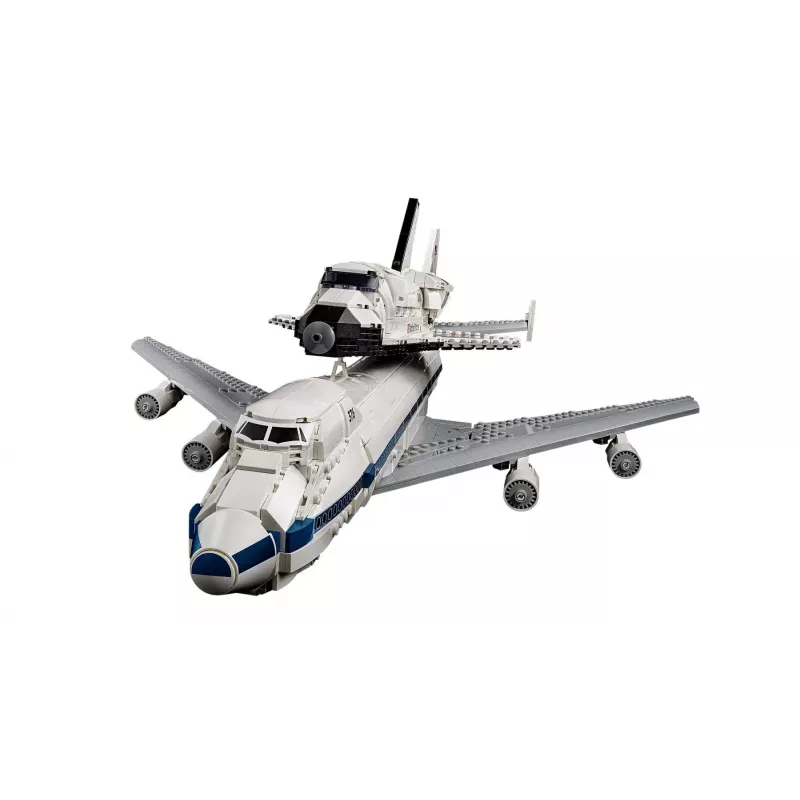 LEGO Icons Shuttle Aircraft 10360 statybinis rinkinys — 2417 dalių, 270 × 535 × 630 mm ekspozicinis modelis