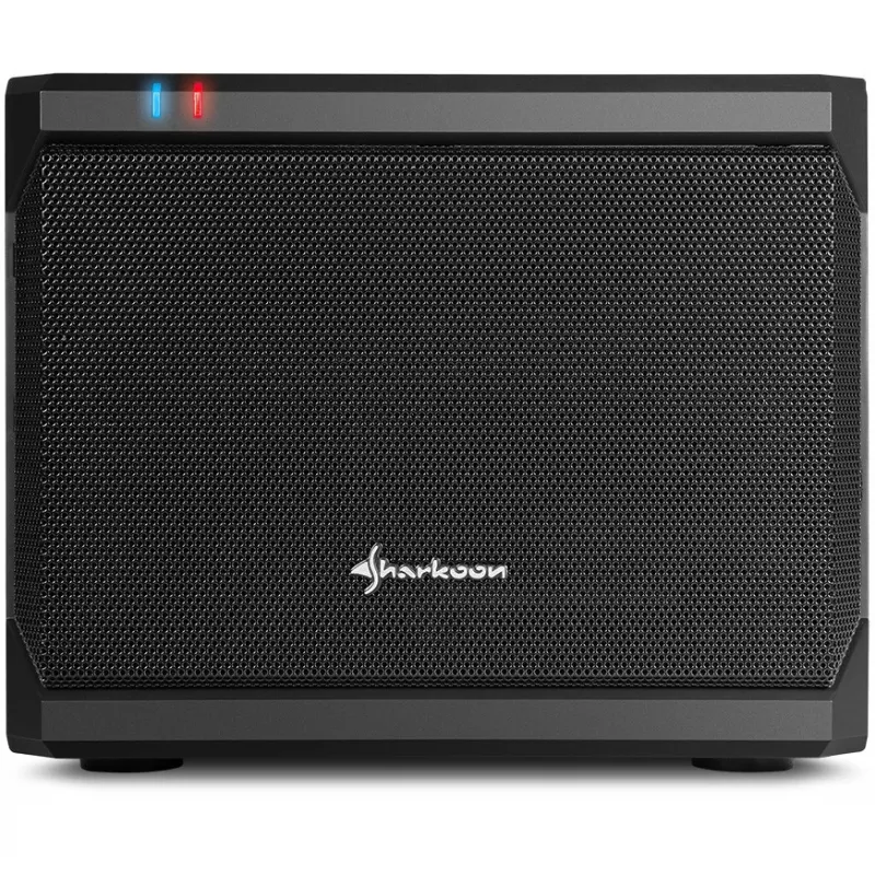 Sharkoon QB One Schwarz - Mini-ITX korpusas, juodas