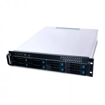 FANTEC SRC-2080X07-12G/6G (2023) – 2U 48,3 cm (19 colių) talpyklos korpusas be maitinimo šaltinio (1670)