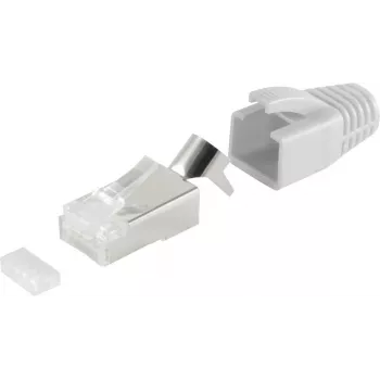 RJ-45 jungtis ShiverPeaks 72067-10GR pilkai balta