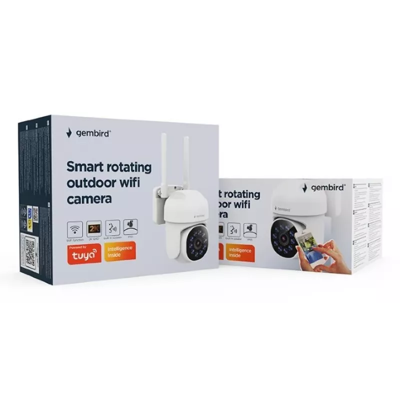 IP lauko stebėjimo kamera Gembird TSL-ODCAM-WRHD-01 2560x1440 lauko, laidinė / belaidė