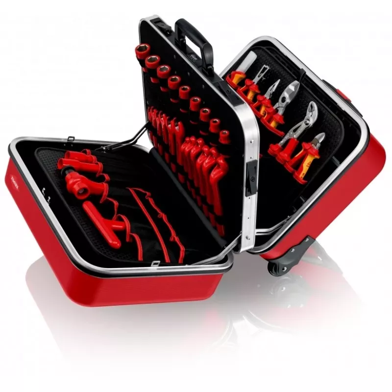 Dėžė įrankiams KNIPEX 98 99 15 juoda-raudona
