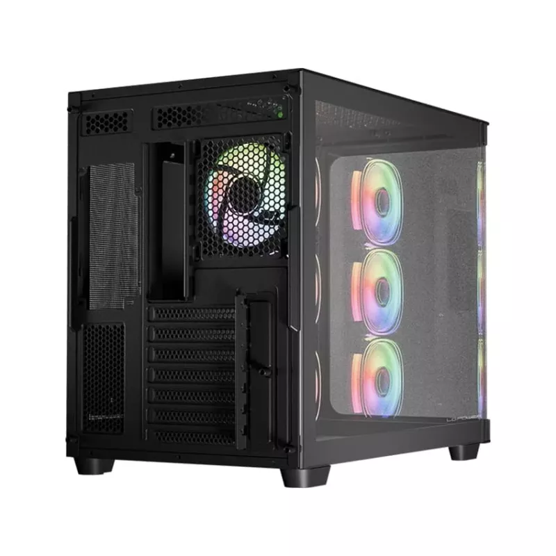 Korpusas LC-Power LC-8001B-ON Midi Tower juodas