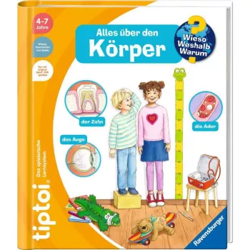 tiptoi Kodėl? Kaip? Kam? Viskas apie kūną, mokomoji knyga