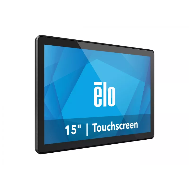 Elo Touch Solutions Open-Frame (90L/63L/64L-Serie), 39,6 cm (15,6 inch), Projected Capacitive, 10 TP, Full HD, USB, USB-C, Kit (USB), juodas lietimui jautrus monitorius (atviras rėmas, 16:9)
