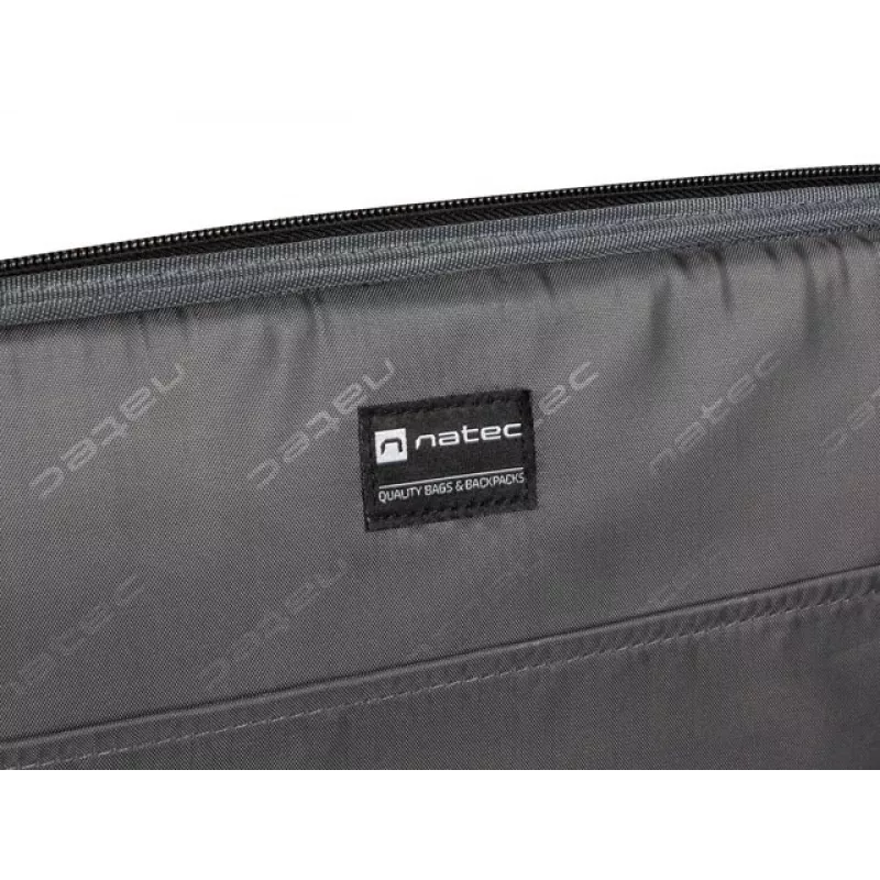 Portfelis NATEC Boxer Lite 39,6 cm (15,6 colio) – poliesteris, 2 skyriai, peties diržas, 410×305×65 mm, 750 g