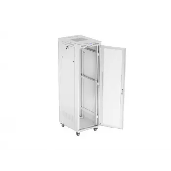 Stovo spinta LANBERG FF01-6842-23SL 42U 600x800 mm tinklinės priekinės ir galinės durys