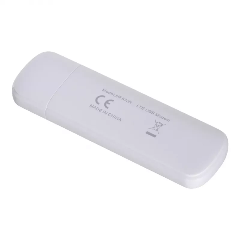 USB mobilusis modeminis įrenginys ZTE MF833N, 4G LTE iki 150 Mbps, baltas