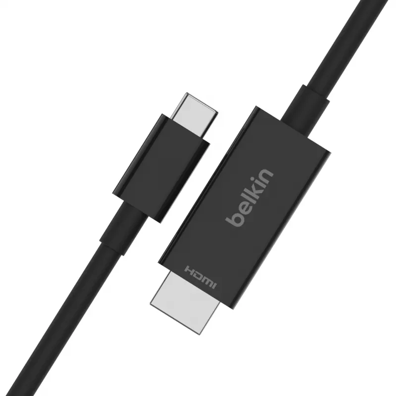 USB-C į HDMI laidas Belkin AVC012bt2MBK 2 m juodas